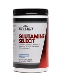 Beverly International Glutamine Select, 60 portioner. Kliniskt doserad L-Glutamin och Amino Acid Formel för Lean Muscle and Recovery. Sockerfri pulver. BCAA.