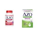 AZO Cranberry Urinary Tract Health Supplement & Urinary Tract Infection (UTI) Test Strips, exakta resultat i 2 minuter, kliniskt testad, lätt att läsa resultat, 3 greve