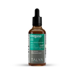 TALYA Oregano Oil 0.67 fl.oz | Oil of Oregano Liquid | Immune Support, High Carvacrol, Digestive Health | Icke-GMO | Vegan | Medelhavet Oregano