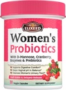 Probiotika för kvinnor, 120 miljarder CFU med Prebiotics Cranberry D-Mannose & Enzymes, Digestive Vaginal & Urinary Tract Health, 30 försenade frisättning Caps