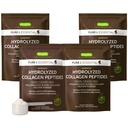 Igennus Free Range Grass Fed Hydrolyzed Bovine Collagen Peptides, Neutral Taste, 100% Högsta Grade Bovine Collagen Protein Powder, Typer 1, 2 & 3, Clean Label, Non-GMO, Free Range, 4 x 40 Servings