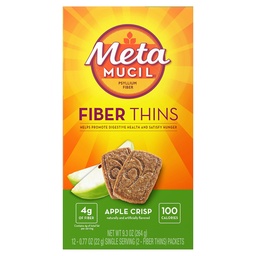 Metamucil Fiber Wafers Apple Crisp 24 Varje (Pack av 5)