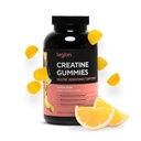 LEGION Creatine Monohydrate Gummies - Clean Chewable Creatine Supplement for Strength, Endurance & Muscle Recovery - 30 Lemon Drop Flavor Servings - Inga konstgjorda smaker eller sötningsmedel.