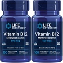 Life Extension Vitamin B12 Methylcobalamin 500mcg - Vitamin B12 Supplement för allmän energi och hjärnhälsa - Sugar Free Vegetarian Lozenges löses i munnen - En gång dagligen - 100 greve