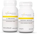 Integrative Therapeutics Bundle with Cortisol Manager, 30 Tablets & L-Theanine, 60 Capsules - Cortisol Manager for Stress Support with Ashwagandha* - L-Theanine to Support a Relaxed State*