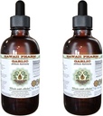 Garlic Alcohol-Free Liquid Extract, Organic Garlic (Allium sativum) Dried Powder Glycerite Hawaii Pharm Natural Herbal Supplement 2x2 oz