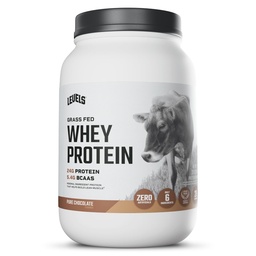 Levels Grass Fed Whey Protein Powder, No Artificials, 24G Protein, Pure Chocolate, 2LB