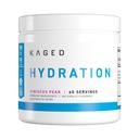 Kaged Hydration Electrolytes Powder | Hibiscus Pear | Hydra-Charge Sports Drink Mix | Pre, Post, Intra Workout | Low Carb, Vegan, Gluten Free | Kosttillskott för Män & Kvinnor | 60 portioner