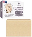 Eczema Soap Bar for Face and Body – All Natural Dermatitis, Psoriasis Treatment for Dry Itchy Flaky Skin Relief – Gentle Detoxifying, Healing, Anti-Itch, Cleansing Skincare Remedy – Eczema Soap Bar
