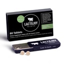 LactoJoy Lactase Pills 14.500 I 80 Pieces I Powerful Lactase Enzymes for Lactose Intolerance I Ultra Pure Lactase for Improved Digestion I No Silicon Dioxide, No Artificial Flavors, No Sucralose