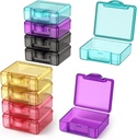 Söt Small Travel Pill Box, Urekt 10 pc Mini Pocket Pill Organizer Daily Single Pill Containers Portable Medicine Holder för Purse Vitamin Fish Oil Supplements