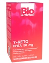 Bio Nutrition 7-Keto 50 Vegetariska kapslar | DHEA 50mg | Främjar stark immunhälsa | Energi och uthållighet