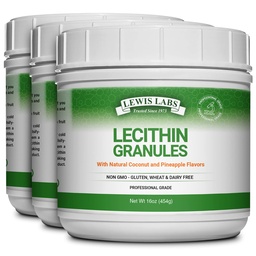 Lecithin Granules Supplement | Natural Soy Lecithin Powder är en utmärkt källa till Phosphatidyl Choline | Laktationssupport, immunfunktion och stödhälsa, 16 oz