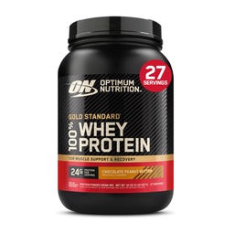 Optimum Nutrition Gold Standard 100% Whey Protein Powder, Chocolate Peanut Butter, 2 pund (Packaging May Vary)