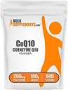 BulkSupplements.com Coenzyme Q10 Powder - Coenzyme Q10 200mg Supplement, Nutritional Supplement - Gluten Free, 200mg per Servering, 100g (3,5 oz) (Pack av 1)
