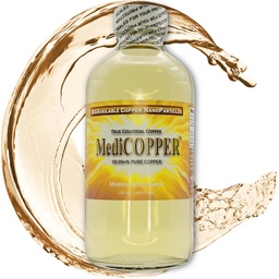 Sann kolloidal koppar - 250 ml i en BPA gratis plastflaskor