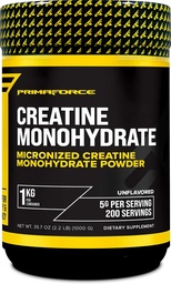 Primaforce Kreatinmonohydratpulver - 1000 Grams - Mikroniserad