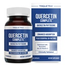 Quercetin Complete® Quercetin Phytosome med 50X Högre Absorption, kliniskt beprövad och Patented Quercefit - Mest effektiva form av Quercetin - Förbättrad med Bromelain, Zink & Vitamin C (60 kapslar)