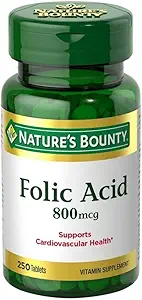 Folsyra 800 mcg tabletter Maximal styrka, 4 flaskor (250 greve)