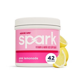 AdvoCare Spark - Energidryck Mix - Vitamin & Amino Acid Supplement - Stöder Energi & Fokus - Portable Immune Support - Sugar-Free - Rosa Lemonade (10,5 oz)