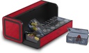 Pill Organizer 2 gånger om dagen, Am Pm Twice Daily Pill Case, Detachable Large Travel Pill Box 7 Day, Weekly Pill Container för vitamin Medicine Supplement Fish Oil (Red)