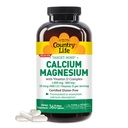 Country Life Target-Mins Calcium Magnesium med vitamin D-Complex, 1000mg/500mg/10mcg, 360 Vegan Capsules, Certified Gluten Free, Certified Vegan, Verified Non-GMO Verified...
