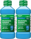 Basic Care Electrolyte Solution Advantage Care med PreVital Prebiotics, Blue Raspberry, designad för att hjälpa till att förebygga uttorkning, ersätter Electrolytes, Fluid och Zink, 33,8 fl oz (Pack of 2)