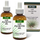 Pure Saw Palmetto Berries Oil 2x30ml Wild & Natural 60-90-dagars Supply Till skillnad från ineffektiva pulver, Stöder Prostata Hälsosömn Bättre Minska Frekvent Urination DHT Blocker Hjälp Stop Hair Loss