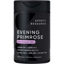 Sports Research Evening Primrose Supplement från Cold Pressed Oil - Softgels for Women's Health & Skin Health - Gluten Free & Non-GMO GLA - High Potency 1300mg, 30 Count