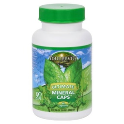 Youngevity Ultimate Mineral CapsTM - 70 + Essential Full Spectrum Trace Minerals - Nutrient-Dense, härrör från Humic & Aquamin Seaweed (64 kapsel - 2 Pack)