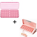 Monthly Pill Organizer & Pill Organizer 2 gånger om dagen