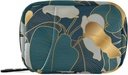 Vintage Palm Leaf Pill Box 7 Day Pill Case Bag Travel Pill Organizer Bag med Zipper Portable Weekly Case Compact Size för vitamin Supplement Holder