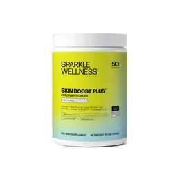 Sparkle Wellness VERISOL Bioactive Hydrolyzed Collagen Peptides | Collagen Powder Supplement med vitamin C & Hyaluronsyra för hår, hud och nagelhälsa | Hud Boost Plus (ingen smak) [50-Serves]