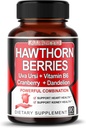7 i 1 Ultra Hawthorn Berry med Uva Ursi Dandelion Cranberry Apple Cider Vinegar - Hjärta, Kinney Health Support