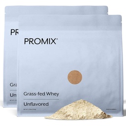 ProMix Nutrition Whey Protein Powder, Unflavored - Grass-Fed - Post Workout Fitness & Nutrition Shakes, Smoothies, Baking & Cooking Recept - Gluten-Free & Keto-Friendly - 5 Pound (Pack of 2)