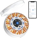 Zoksi Premium 31-Slot Automatic Pill Dispenser med Fingerprint & Key Lock, Smart Medication Organizer med Alarm & Light, Electronic Pill Organizer för äldre och glömska