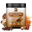 Mushroom Coffee - Lions Mane Mushroom Powder Instant Coffee with Lion's Mane, Reishi, Chaga, Cordyceps, and Turkey Tail - Mushroom Coffe Alternative for Energy, Mental Clarity & Focus, Brain Booster