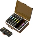 Weekly Pill Organizer 4 Times a Day, Large Compartments Pill Box 4X 7 Day, Medicine Organizer Pill Case för piller / vitaminer / fiskoljor / Läkemedel / Tillskott (Brown)