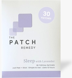 Patch Remedy Sleep med Lavender Patch | Valerian, Passionflower, Hops, Magnesium Glycinate, Lavender | 30 Patches