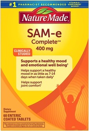 Nature Made SAM-e Fullständig 400 mg - 60 Enteric Coated tabletter