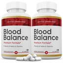 Rättfärdiga laboratorier (2 Pack Blood Balance Advanced Formel 620MG Tilläggspiller 120 kapslar