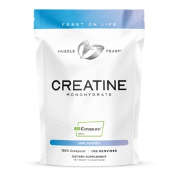 Muscle Feast Creapure Creatine Monohydrate Powder, Vegan Keto Friendly Gluten-Free, Mass Gainer, Muscle Recovery Supplement och Trusted Creatine for Muscle Growth, Creatine Powder, Unflavored, 500g