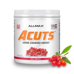 ALLMAX Nutrition AMINOCUTS (ACUTS), Amino-Charged Energy Drink med Taurin, L-Carnitine, Green Coffee Bean Extract, Goji Berry Martini, 30 portioner