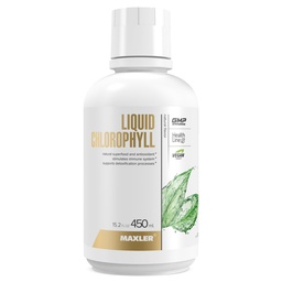 Maxler Chlorophyll Liquid Natural Flavor - Intern Deodorant för Body Odor & Bad Breath Supplement - Vegan Liquid Chlorophyll - 132 mg Chlorophyllin per 1 Servering (15 portioner) - 15,2 fl oz