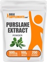 BulkSupplements.com Purslane Extract Powder - Portulaca Oleracea Extract, Purslane Supplements - from Purslane Herb, Gluten Free, 500mg per Serving, 100g (3.5 oz) (Pack of 1)