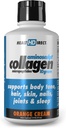 HEALTH DIRECT – AminoSculpt Liquid Collagen Micropeptides – 14 FL Oz – 14 Servings – 10 Grams of Premium Medical-Grade Liquid Collagen for Women – Orange Cream