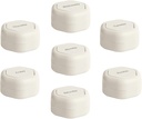 Cadence Travel Containers - Pill Case Set - Magnetic Travel Capsules, Daily Medicine Organizer för piller, kosttillskott och vitaminer - 7 Flex Smalls (0.56oz) för Weekly Pill Organizer - Sand