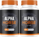Alpha Horse, Alpha Horse Pills for Men, Alpha Horse Capsules, Alpha Horse Supplement, Alpha Horse Vitamin All Natural Premium Formel, Alpha Horse Supplement Support, 120 kapslar för 2 månader