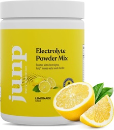 JUNP Electrolytes Powder No Sugar No Carbs - Lemonade Keto Electrolyte Drink Mix - Potassium & Salt Hydration Powder Electrolytes - Zero Calorie Sugar Free Electrolyte Powder, Kosher, 90 Servings