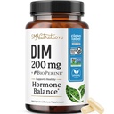 DIM Supplement 200 mg (120 Ct) | Östrogenbalans för kvinnor och män | Hormonbalans, Hormonal Acne Supplements, Menopause, Antioxidant & PMS Support | Non-GMO, Vegan, Soy Free | 4 månaders leverans